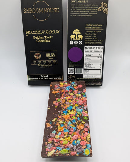 Shroomhouse Golden Room Dark Chocolate Bar