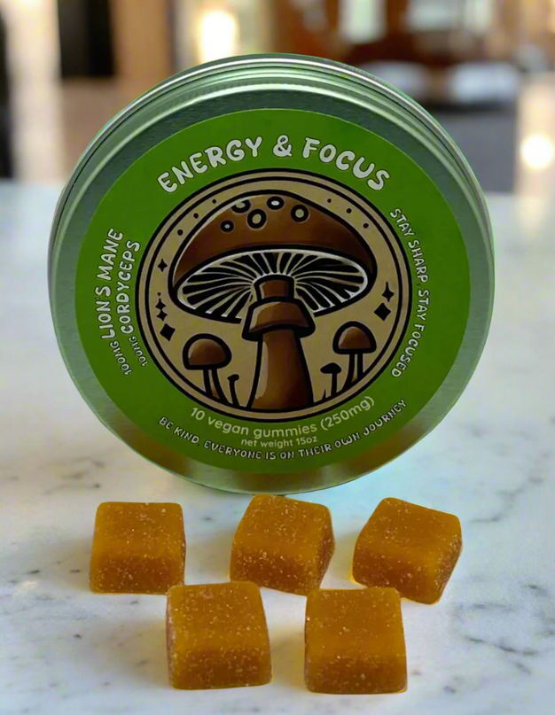 Energy & Focus Gummies – Mango Puree