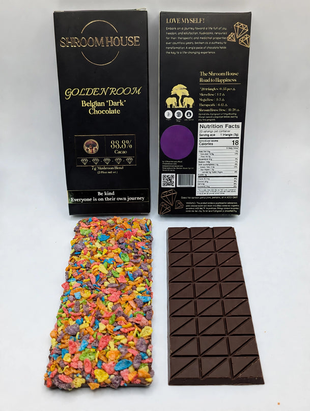 Shroomhouse Golden Room Dark Chocolate Bar